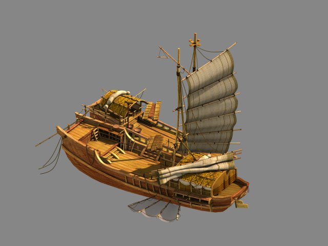Game Model – Campanula Island scene – a large wood 3D Model