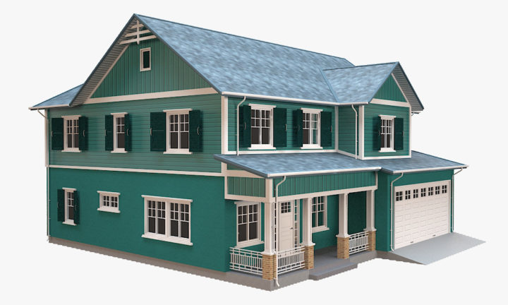 Traditional House 15 3D model