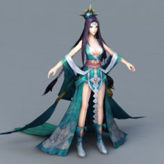 Moon Goddess 3d model