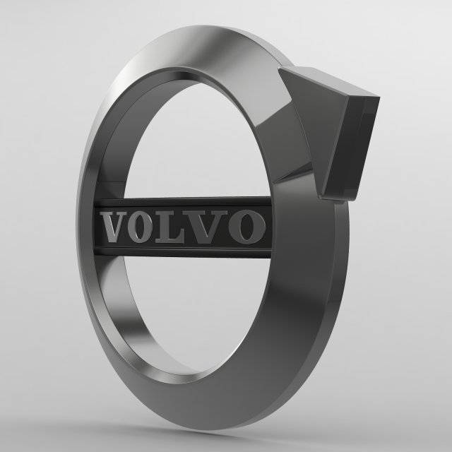 Volvo logo 3D Model