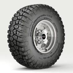 Off Road wheel and tire 3 3D Model