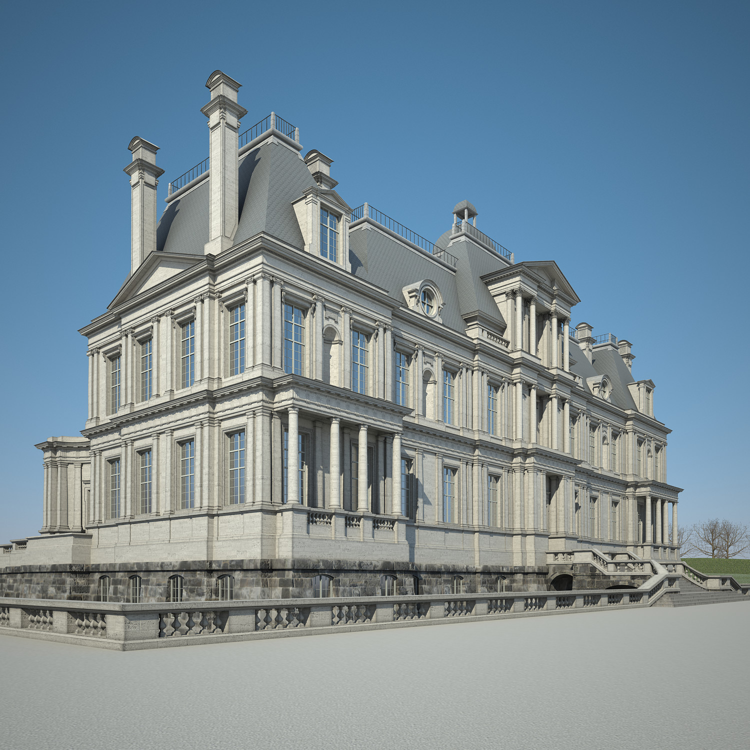 3D Chateau and Garden