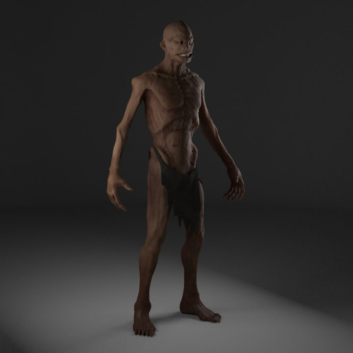 mutant human 3D model