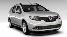 Renault Logan MCV 2016 3D Model