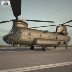 Boeing CH-47 Chinook 3D Model
