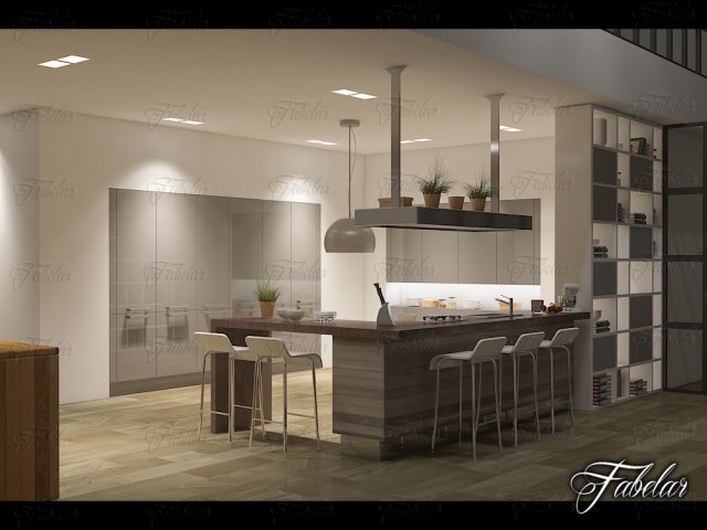 Kitchen 26 3D Model