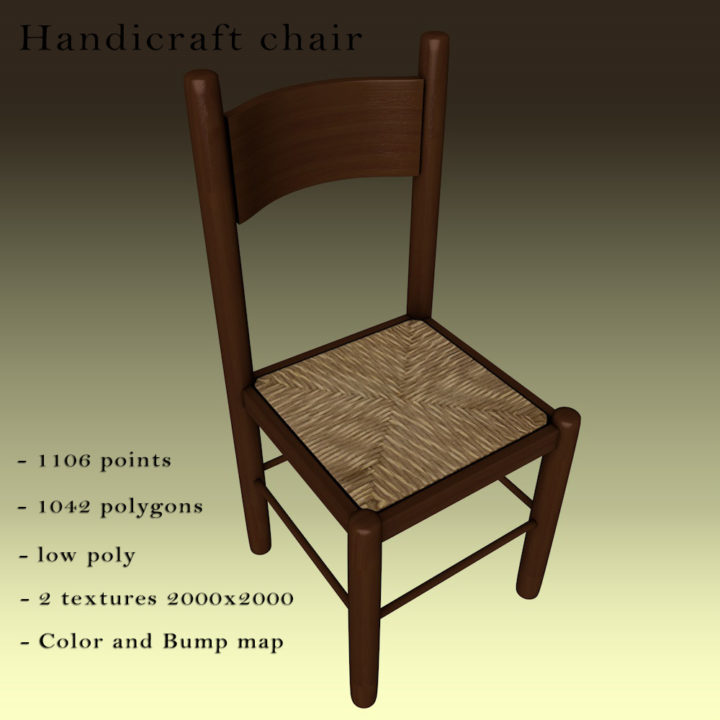 3D Chair Handicraft