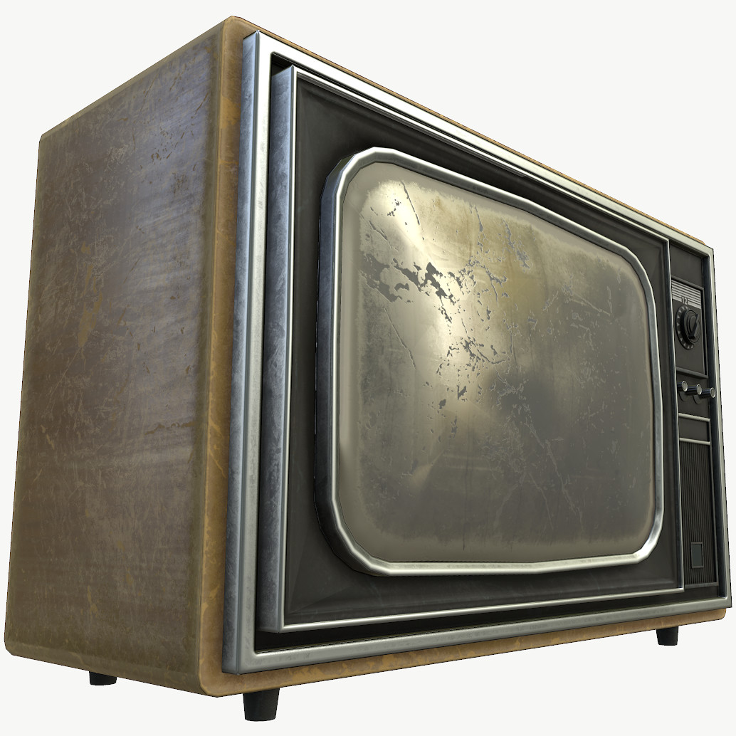 Old TV 3D model