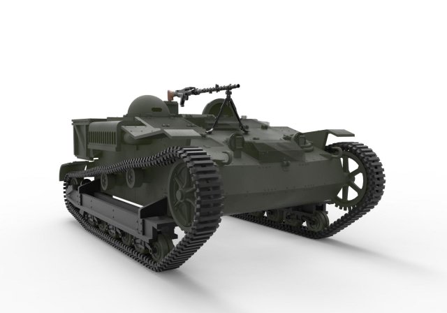 Renault UE Chenillette 3D Model