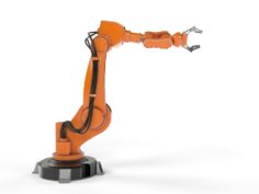 3D Industrial Robot Arm model