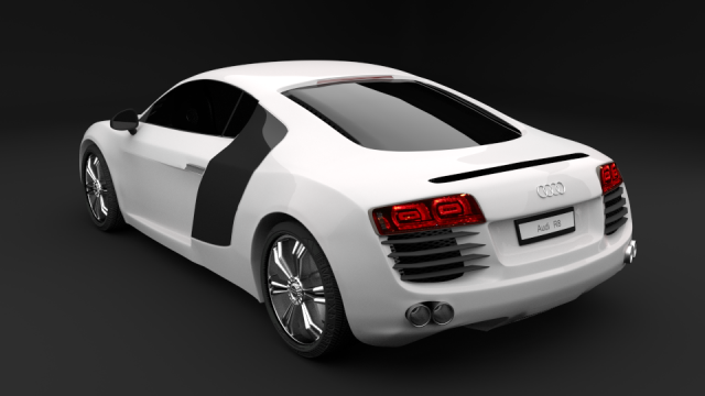 Audi r8 3d model