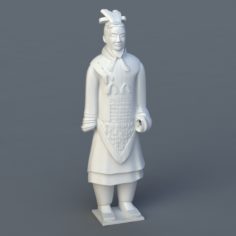Chinese Qin Dynasty Terracotta Soldier 3d model