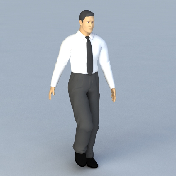 Young Professional Man 3d model