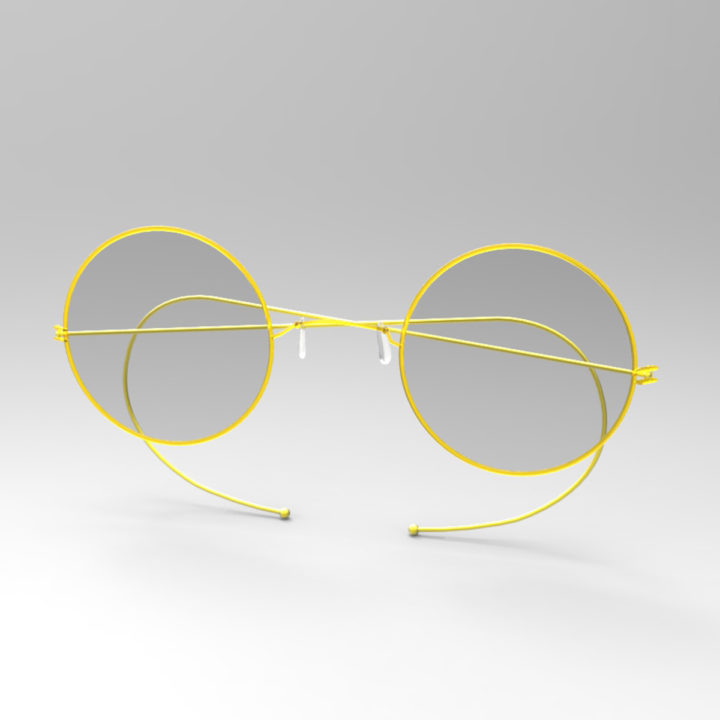 3D glasses of the old type model