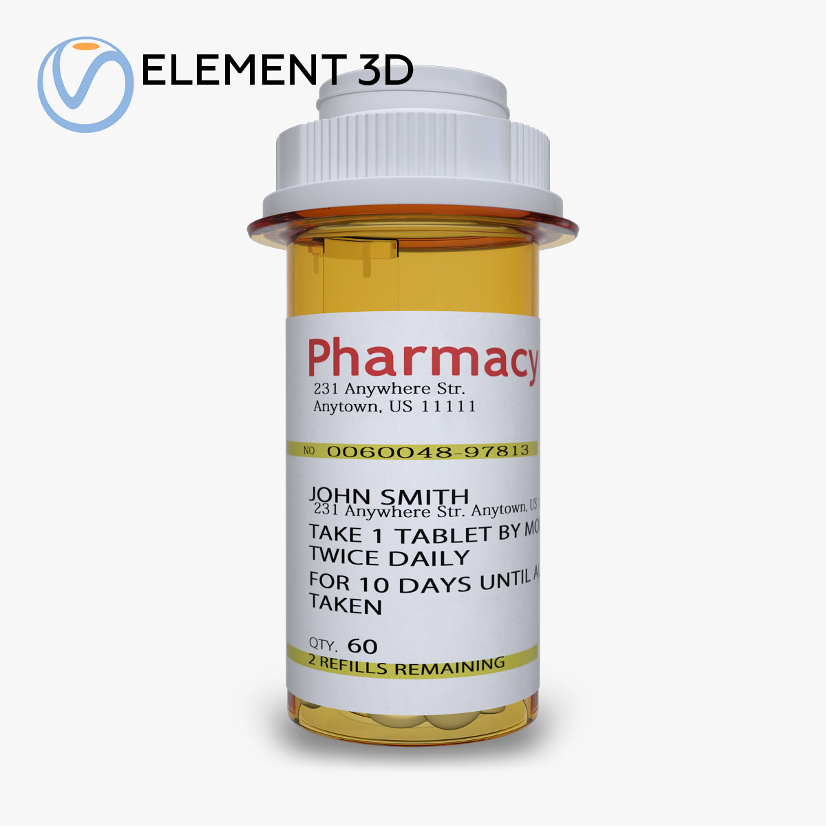 Prescription pill bottle