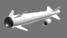 Rocket X-59M2 3D print model 3D Model