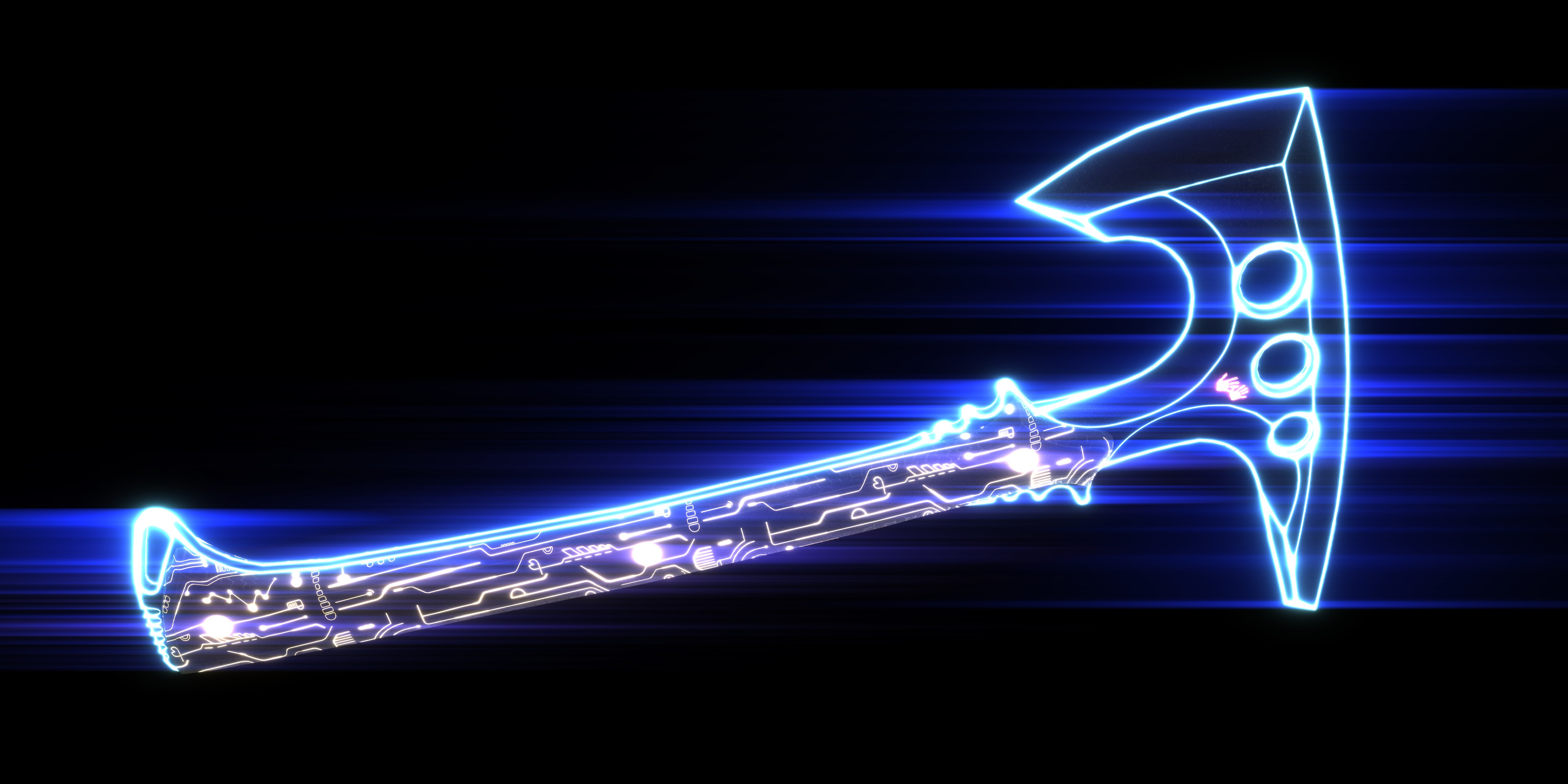 3D Anubis Tomahawk