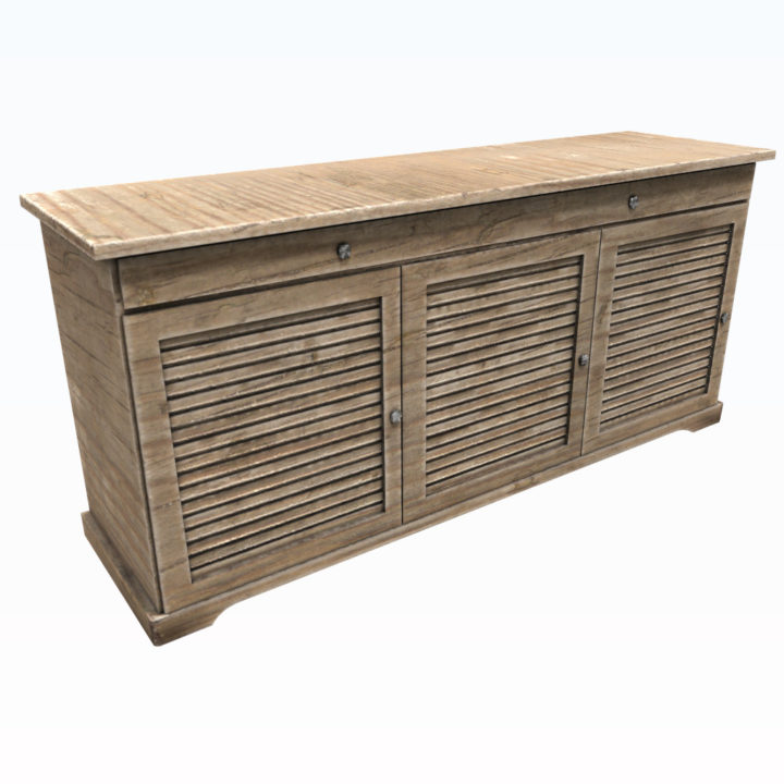 3D Wooden Cabinet model