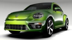 VW Beetle 2017 3D Model