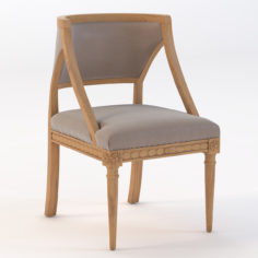 3D Nixon Accent Chair model