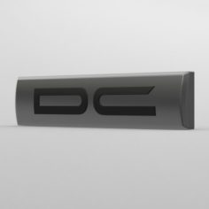 Dc logo 3D Model
