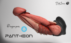 Dragon penis Pantheon 3D Model