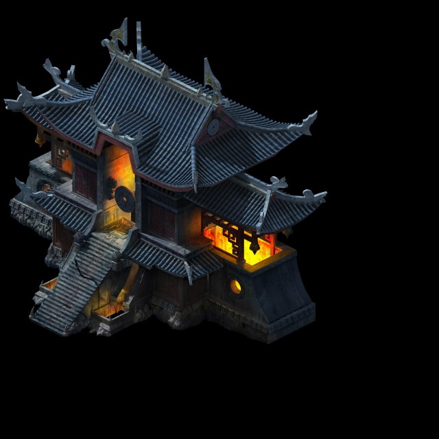 Game model – refining fire temple 3D Model