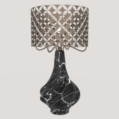 3D Arabic twisted lamp table