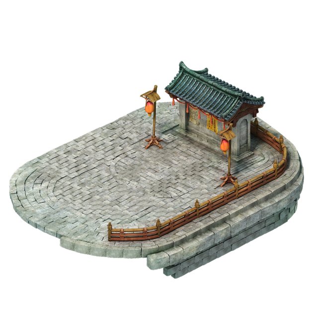 Game Model – City Wangbangwen posted at 3D Model