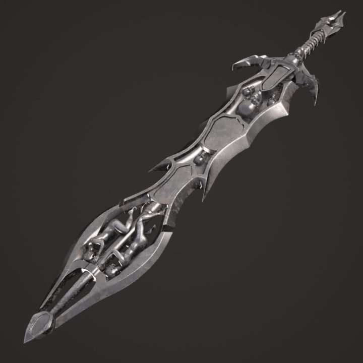 Fantasy sword_2 3D model
