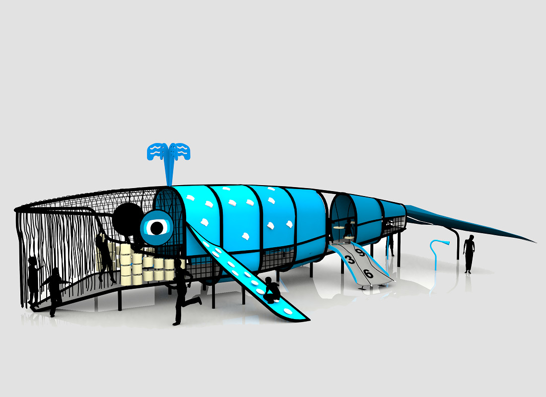 Dolphin Play Structure Playground