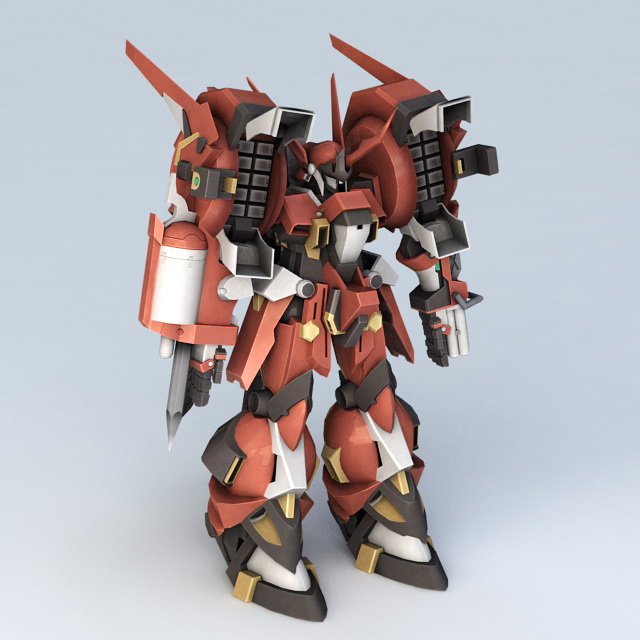 Super Robot Wars Mecha 3d model