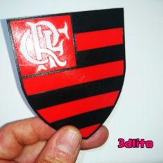 Escudo Flamengo 3 colores