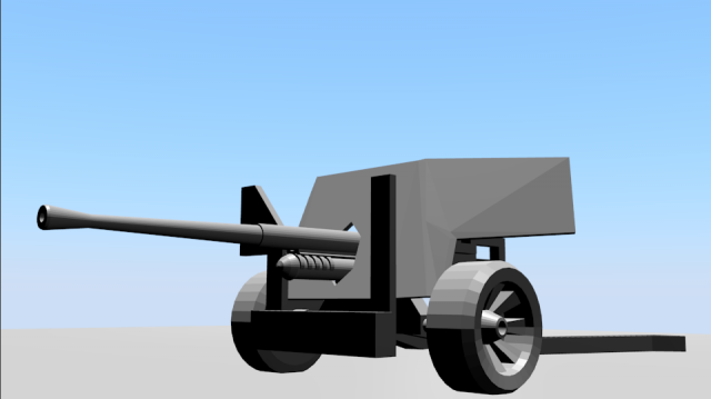 Cannon 3D Model