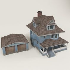 American House 3D Model