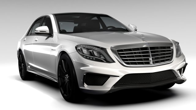 Mercedes Benz S 63 AMG W222 2016 3D Model