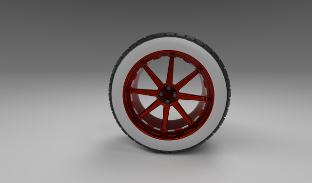 Wheel Free 3D Model