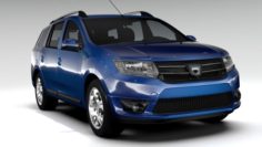 Dacia Logan MCV 2016 3D Model