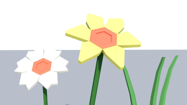 3D Low Poly Plants model