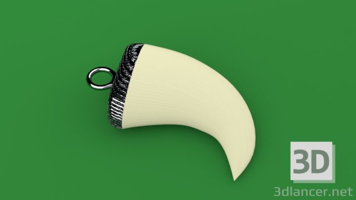 3D-Model 
            Claw pendant