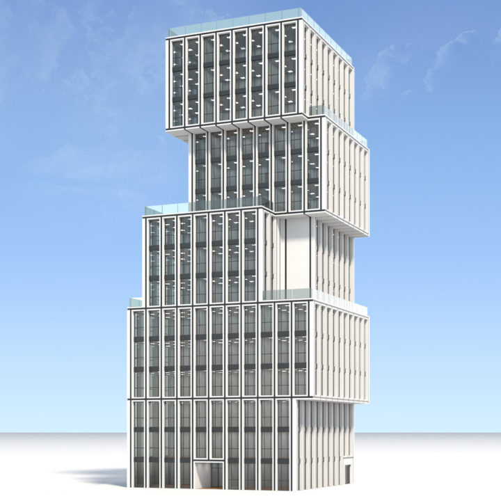 Urban model office building
