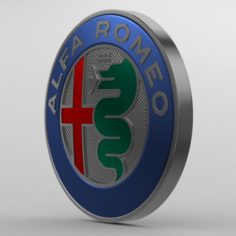 Alfa romeo logo 3D Model
