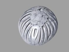 Lion 3d relief 3D Model