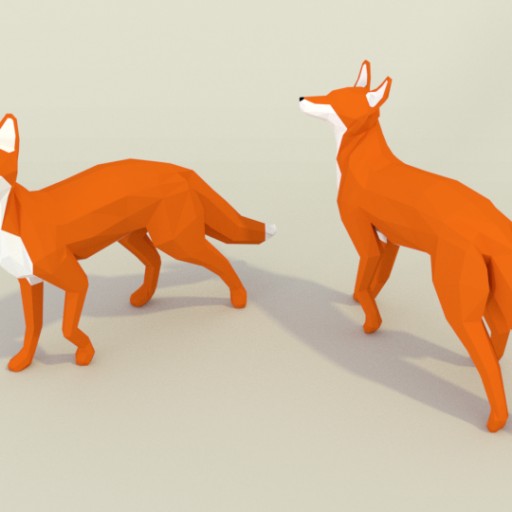 Low Poly Fox