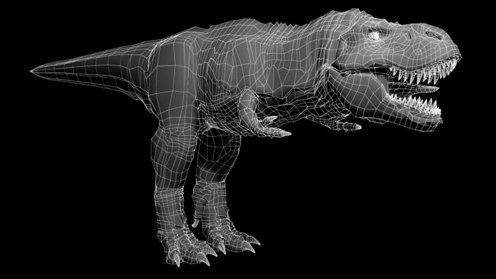 T.rex Neutral Pose For Rigging