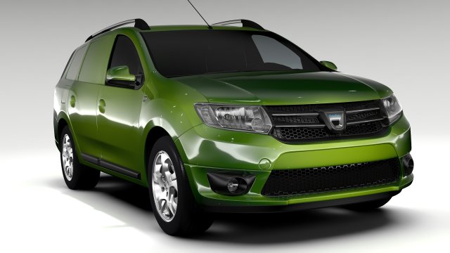 Dacia Logan VAN 2016 3D Model