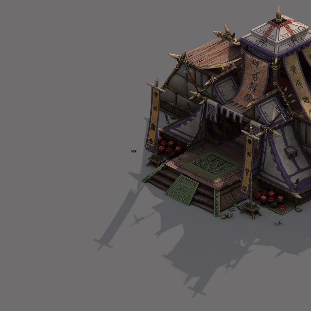 Tribe – big tent 3D Model