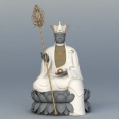 Xuanzang Buddha Statue 3d model