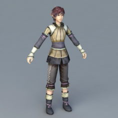 Elf Guy Character 3d model