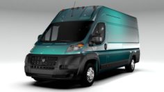 Ram Promaster Cargo 3500 H3 159WB EXT 2016 3D Model